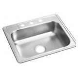 15" Single Bowl Drop-In Bar Sink