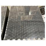 10" x 12" Muze Black Mosaic Tile x 41