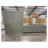 7Pc Silvercreek Shaker Fresh Sage Gallery Set