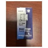 (3) 3.5" Square Door Hinges In Bronze
