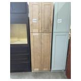 24" x 84" Designer Natural Pantry Cabinet