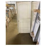 32" x 80" RH Primed Arch Top 2-Panel Interior Door