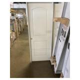 30" x 80" RH Primed Arch Top Interior Door