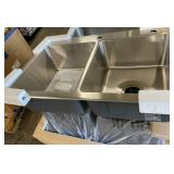 American Standard Stainless Dbl Bowl Sink x 2
