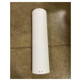 Case of Curved White Plastic Light Covers