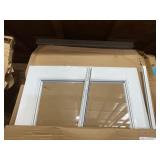 37" x 78" Self-Storing Storm Door in White