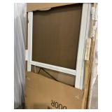 34" x 76" LH Mobile Home Storm Door in White