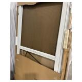 34" x 76" LH Mobile Home Storm Door in White