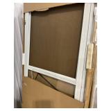 34" x 76" LH Mobile Home Storm Door in White