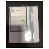 Glacier Bay Fabric Shower Curtain x2