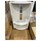 14-1/2"H 3-Tier Composite Shower Corner Shelf x 6