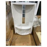 14-1/2"H 3-Tier Composite Shower Corner Shelf x 4