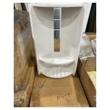 14-1/2"H 3-Tier Composite Shower Corner Shelf x 6