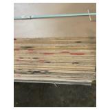 Pallet of 32-1/2" x 51-1/2" Melamine Sheets