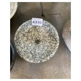 16.5"Dia. Round Polished Marble Sink