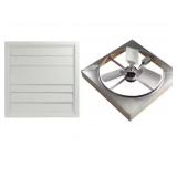 Master Flowï¿½ 24" Whole House Fan w White Shutter
