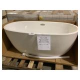 59" Acrylic Freestanding Bathtub