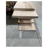 Mixed Unfinished 1" Red Oak Stair Treads x 14 pcs
