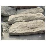 (3) Pallets of Bergamo Bianco Marmo Facestone