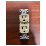 Case Of Ivory Heavy Duty Receptacles