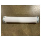 (4) 25-1/2" White Plastic Vanity Bars/Covers