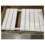 16"W x 26"L White Metal Towel Warmer Rack