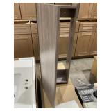 12" x 31.5" Woodgrain Gray Wall Cabinet x 2