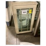 17.5" x 27.5" Sandstone Vinyl Fixed Window x 2
