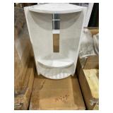 14-1/2"H 3-Tier Composite Shower Corner Shelf x 7