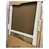 34" x 76" LH Mobile Home Storm Door in White