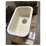17" x 11" Bone Undermount Sink Bowl