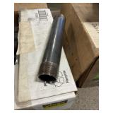 Box of 7"L x 2"Dia. Steel Threaded Pipes