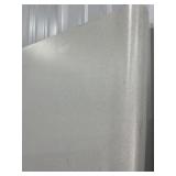 72.5" x 24.5" White Speckled Formica Countertop