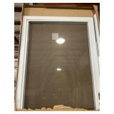 36" x 96" LH Full-View Storm Door in White-Screen