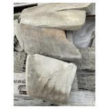 (2) Pallets of Vallese Bianco Marmo Facestone