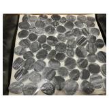 12" x 12" Henley Pebble Tumbled Mosaic Tile x 27