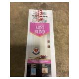 16-1/2" x 84" Beige Mini Blinds x6