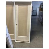 30" x 77" RH Poplar 1-Panel Interior Door