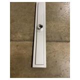 Case of 25"L Linear Shower Drain w/ Insert Trays