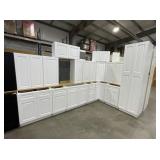 15Pc 36" Silvercreek Aspen White Kitchen