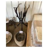 Wrought Iron Base w/ Stone Vessel Sink