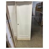 28" x 80" LH Primed MDF 1-Panel Interior Door