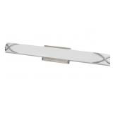 AFX 40"L Decorative Vanity Light in White x 2