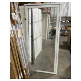 38" x 80" Full-View Glass Door Panel in White