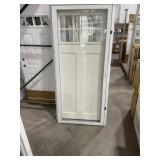 34" x 76" LH 6-Lite 1/4 View Exterior Door