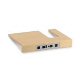 Adjustable Shelf with Electrical Outlets