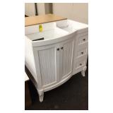 35 1/4" White Bathroom vanity 35 1/4" White Bathroom vanity