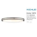 Kichler old bronze flush mount oval ceiling light Kichler old bronze flush mount oval ceiling light