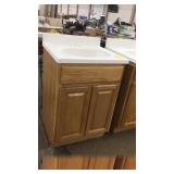 24" bathroom vanity with a top. 24" bathroom vanity with a top.