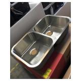 Kindred 8" Double Bowl Kitchen Sink